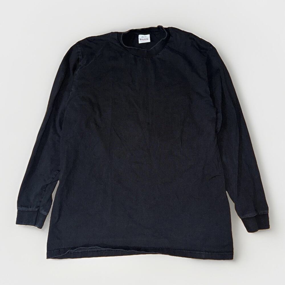 Pro Club Long Sleeve T-Shirt Black Heavyweight XL 22x29